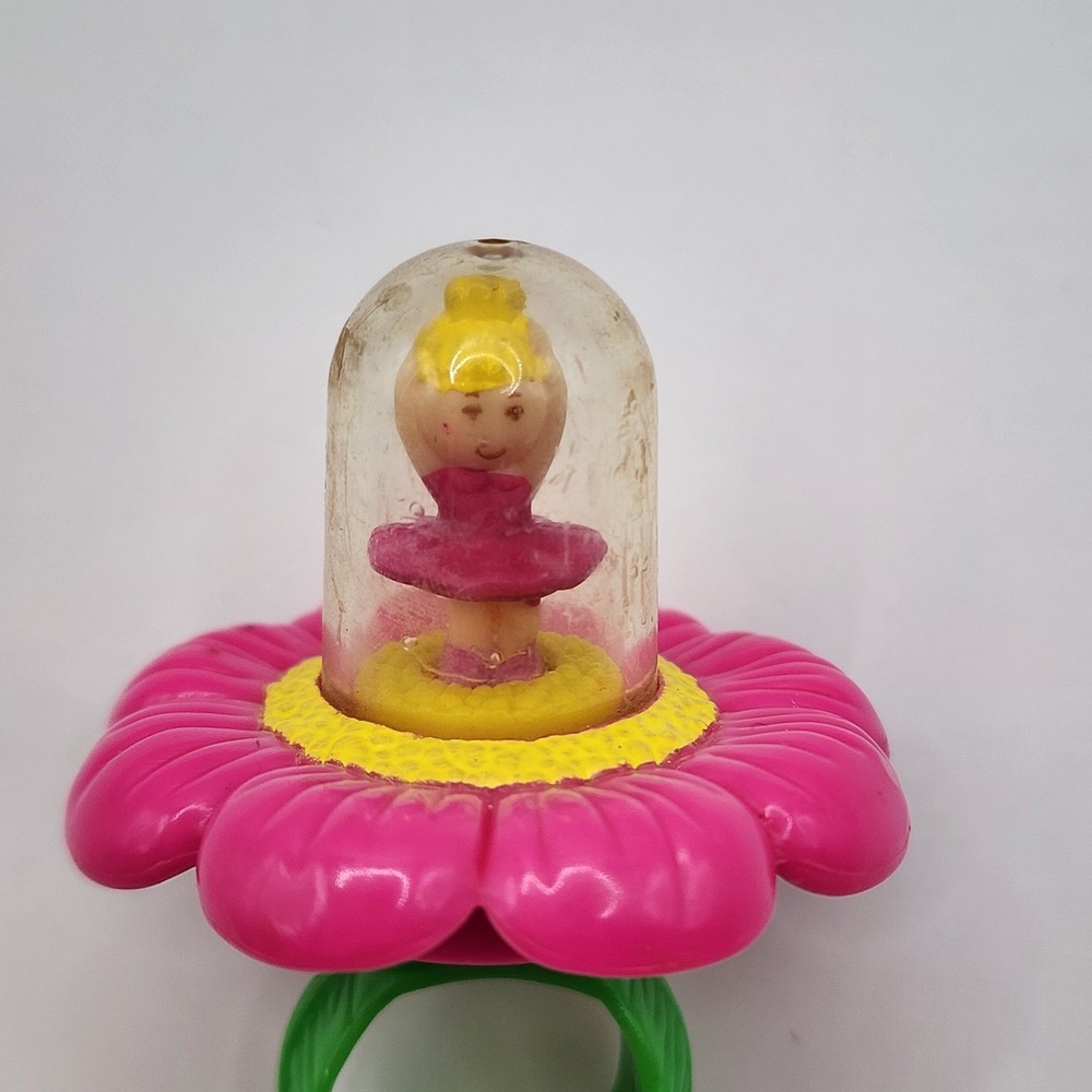 1994 Polly Pocket Fairy Ring Flower Ballerina Toy‎ - Picture 2 of 5